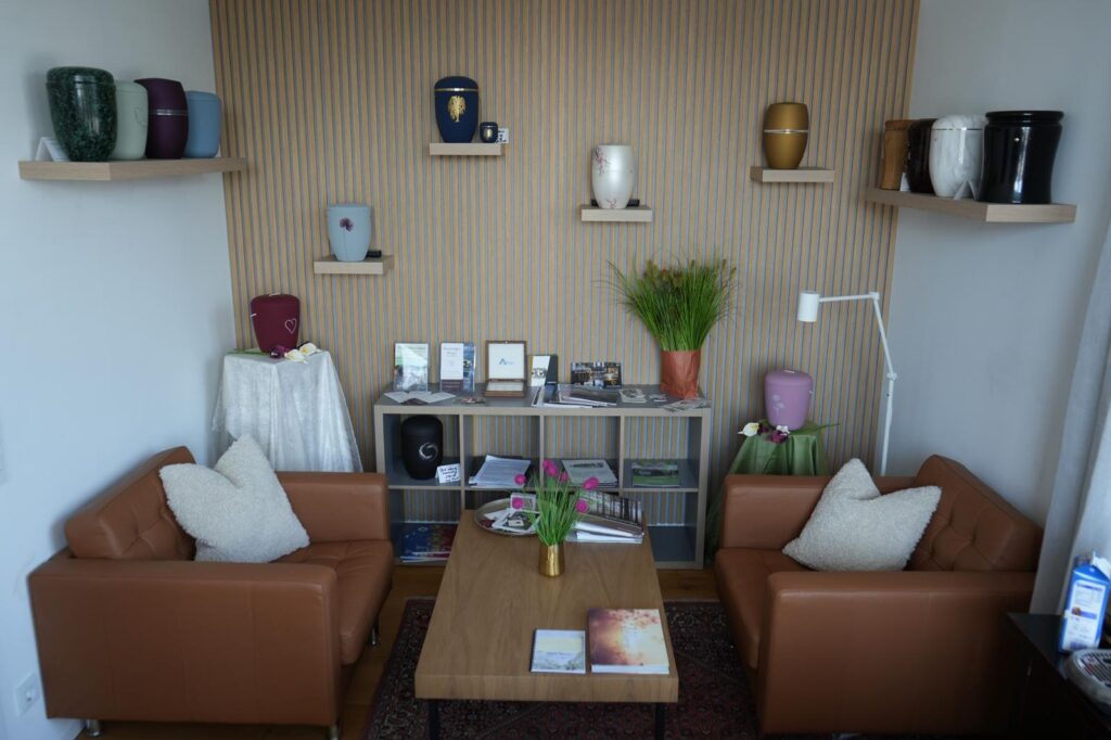 Ruhiger Abschiedsraum bei Bestattungen Blesgen